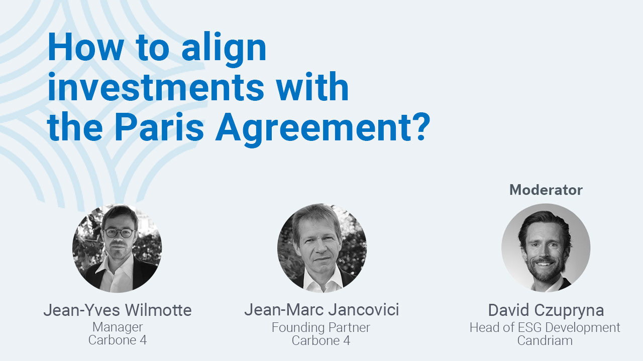 Aligning Investments with the Paris Agreement 