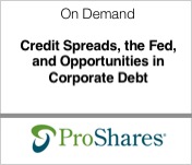 ProShares Credit Spreads the Fed and Opportunities in Corporate Debt