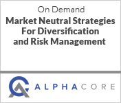 AlphaCore market neutral strategies for diversification and risk management