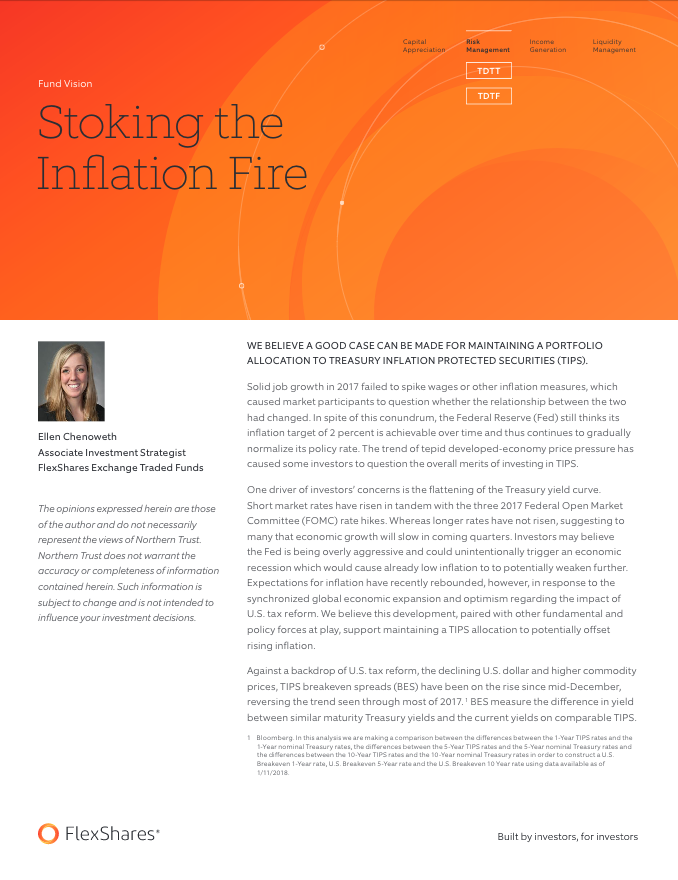 FlexShares - Stoking the inflation fire