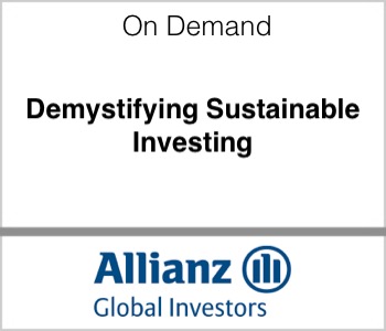 Allianz Global Investors - Demystifying Sustainable Investing