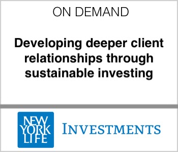 New York Life Investments - Developing deeper client relationships through sustainable investing
