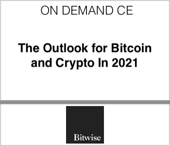 The Outlook for Bitcoin and Crypto In 2021 - Bitwise