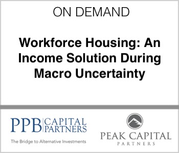 Workforce Housing: An Income Solution During Macro Uncertainty - PPB