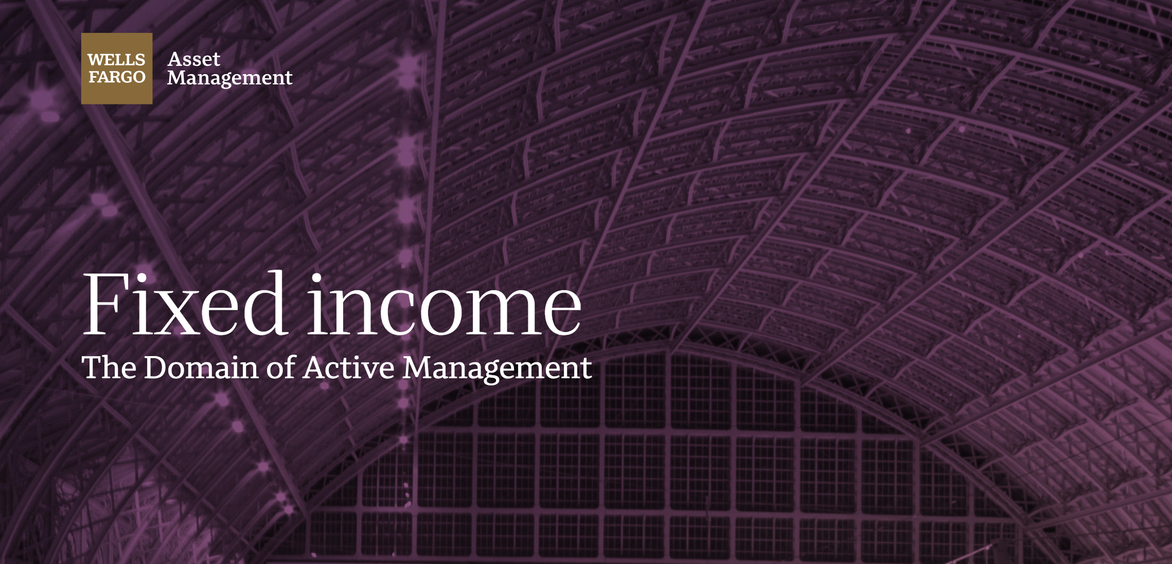 Wells Fargo Fixed Income The Domain of Active Management