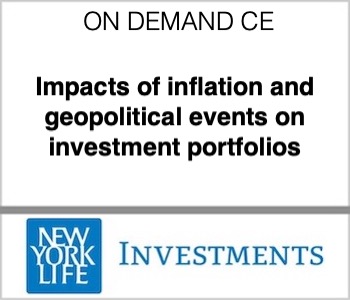 Impacts of inflation and geopolitical events on investment portfolios