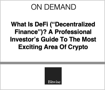 What Is DeFi (“Decentralized Finance”)? A Professional Investor’s Guide To The Most Exciting Area Of Crypto