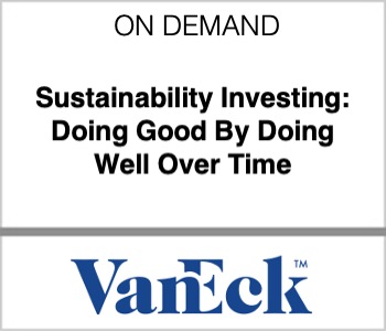 Sustainability Investing: Doing Good By Doing Well Over Time