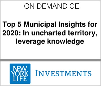 NYL Investments - Top 5 Municipal Insights for 2020: In uncharted territory, leverage knowledge