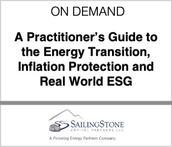 A Practitioner’s Guide to the Energy Transition, Inflation Protection and Real World ESG - Pickering