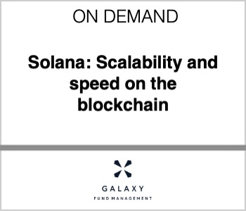 Solana: Scalability and speed on the blockchain