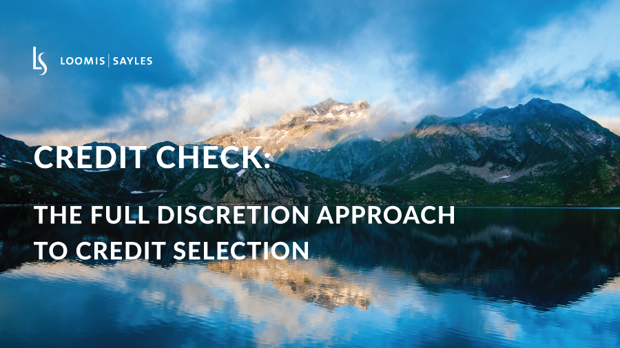 Loomis Sayles--Credit-Check The Full Discretion Approach to Credit Selection