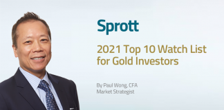 2021 Top 10 Watch List for Gold Investors - Sprott