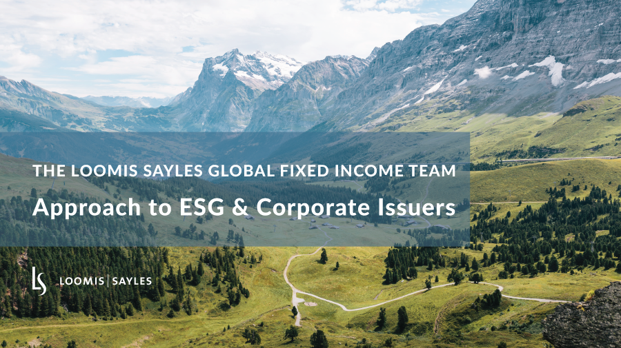 The Loomis Sayles Global Fixed Income Team Approach to ESG & Corporate Issuers