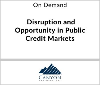 Disruption and Opportunity in Public Credit - River Canyon Fund Management - On Demand