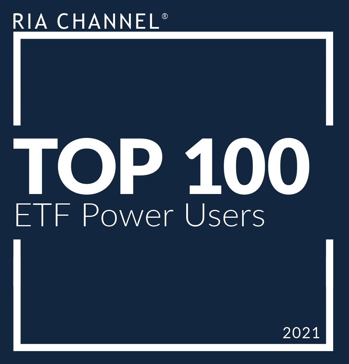 Top 100 ETF Power Users - 2021