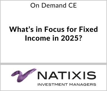 What’s in Focus for Fixed Income in 2025? - Natixis Investment Managers - On Demand CE