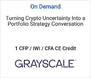 Turning Crypto Uncertainty Into a Portfolio Strategy Conversation – Grayscale Investments – 9.30.26 Grayscale - On Demand CE