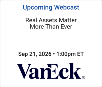 VanEck - Upcoming Webcast
