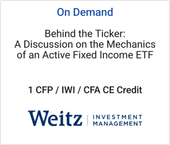 Weitz Investment Management - On Demand CE