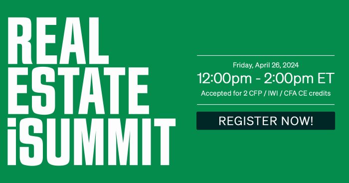Real Estate iSummit - Events Page