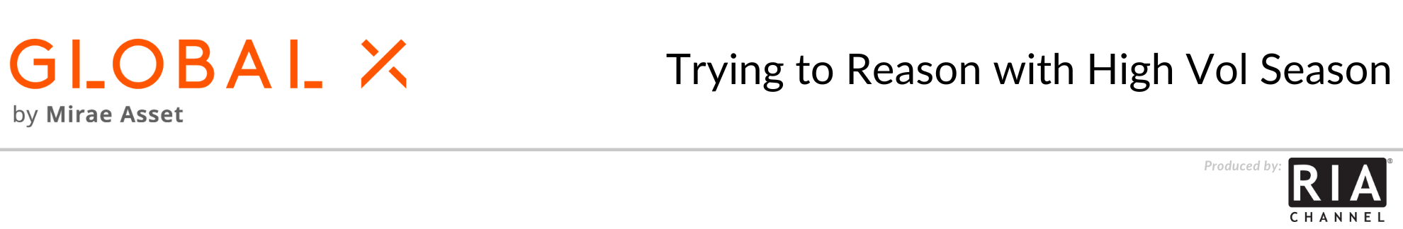 Trying to Reason with High Vol Season