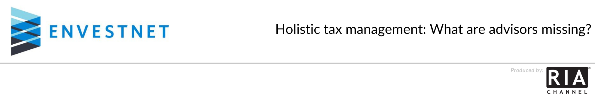 Holistic tax management: What are advisors missing?