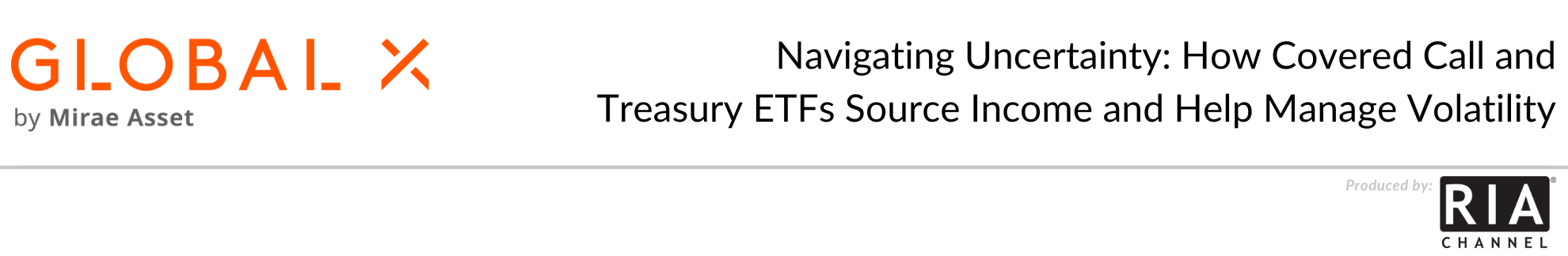 Navigating Uncertainty: How Covered Call and Treasury ETFs Source Income and Help Manage Volatility