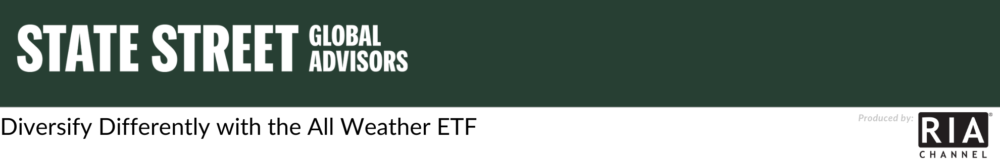 Diversify Differently with the All Weather ETF