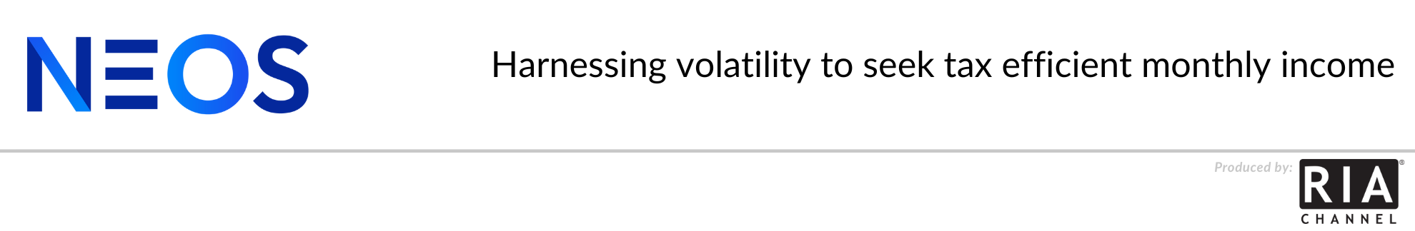 Harnessing volatility to seek tax efficient monthly income