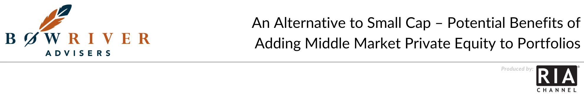 An Alternative to Small Cap – Potential Benefits of Adding Middle Market Private Equity to Portfolios