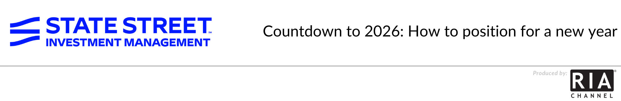  Countdown to 2026: How to position for a new year by State Street Investment Management