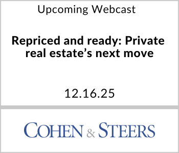 Cohen & Steers 12.16.25 Upcoming Tile