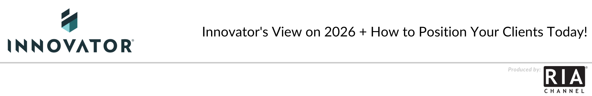  Innovator's View on 2026 + How to Position Your Clients Today!