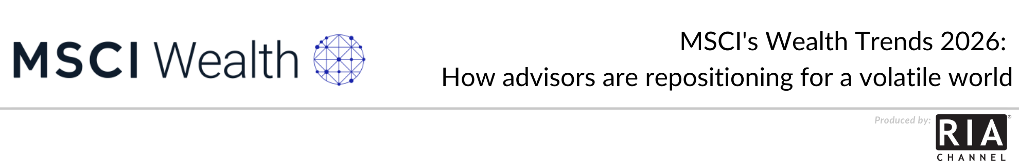  MSCI’s Wealth Trends 2026: How advisors are repositioning for a volatile world by MSCI Wealth