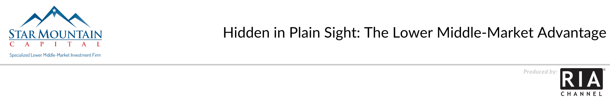 Hidden in Plain Sight: The Lower Middle-Market Advantage