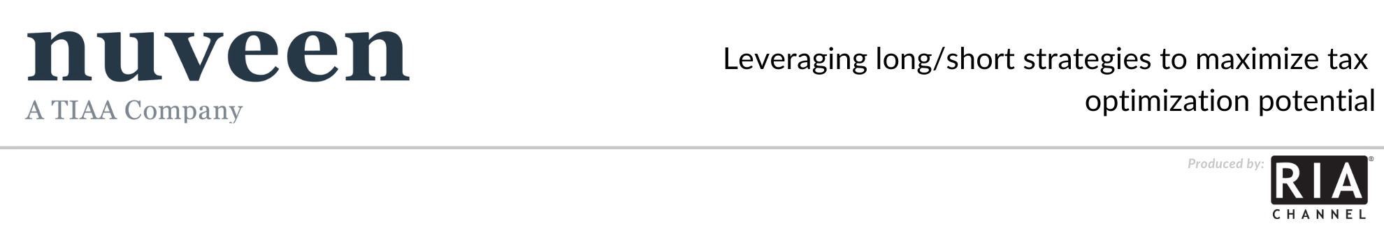 Leveraging long/short strategies to maximize tax optimization potential by Nuveen