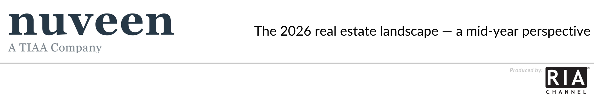  The 2026 real estate landscape — a mid-year perspective by Nuveen
