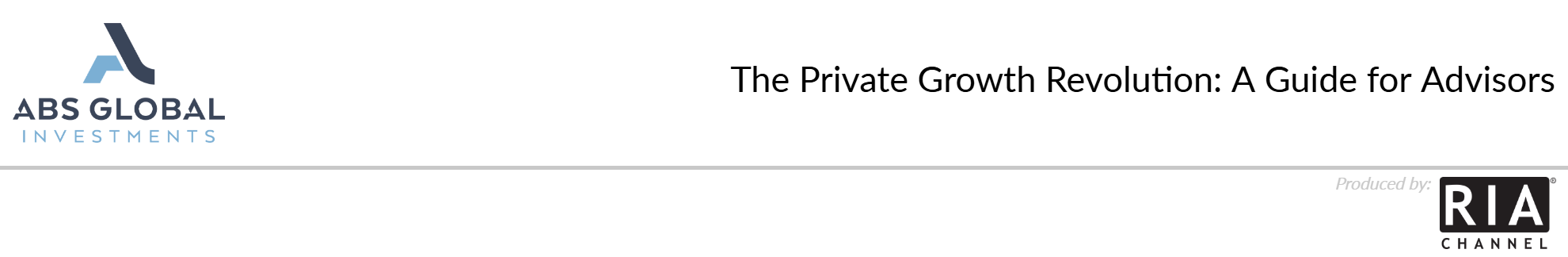 The Private Growth Revolution: A Guide for Advisors