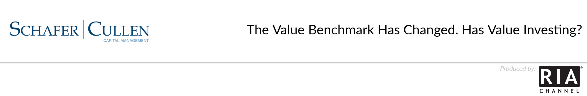 The Value Benchmark Has Changed. Has Value Investing?