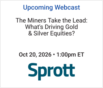 Sprott - Upcoming Webcast