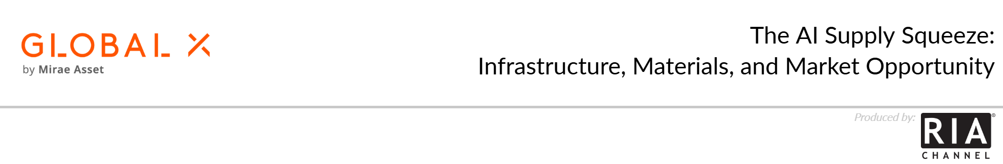 The AI Supply Squeeze: Infrastructure, Materials, and Market Opportunity