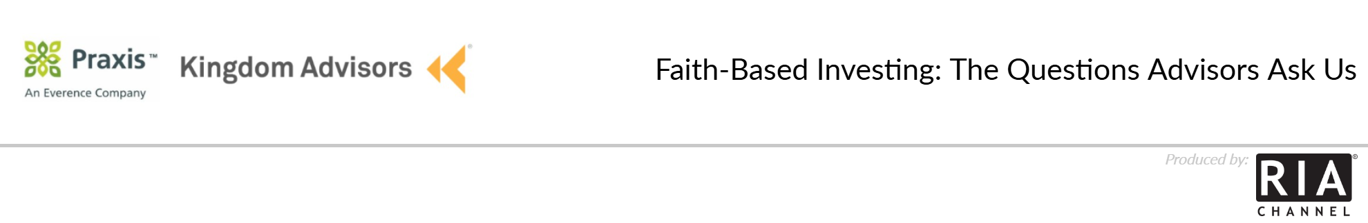  Faith-Based Investing: The Questions Advisors Ask Us by Praxis Investment Management