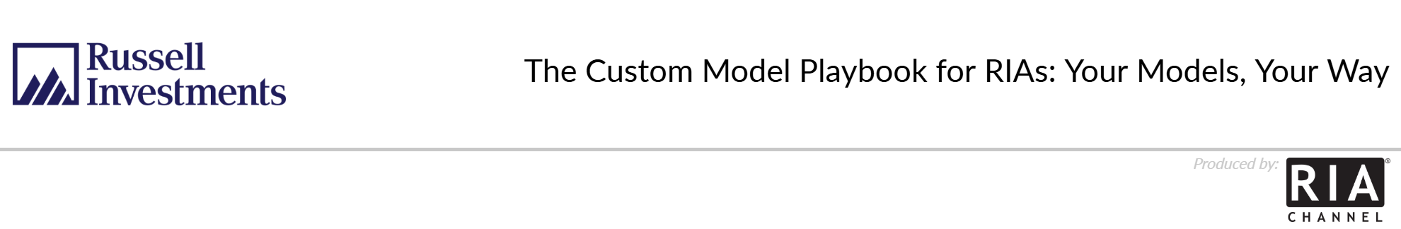 The Custom Model Playbook for RIAs: Your Models, Your Way